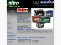 nitro-batterien.de Webseite Vorschau
