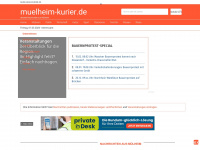 muelheim-kurier.de Webseite Vorschau