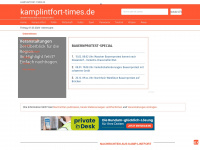 kamplintfort-times.de Webseite Vorschau