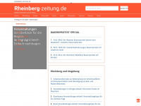 rheinberg-zeitung.de Webseite Vorschau