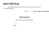 lipfein-b2b.de Webseite Vorschau