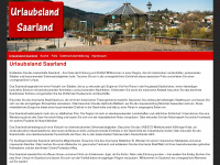 urlaubsland-saarland.info Webseite Vorschau