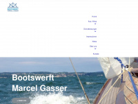 bootswerftgasser.ch Webseite Vorschau