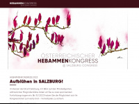 hebammenkongress2023.at Webseite Vorschau