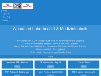 wesomed.com Webseite Vorschau