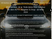 kfz-dachbox.de Webseite Vorschau