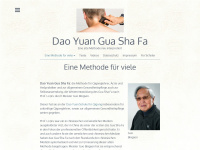 daoyuan-gua-sha-fa.net Webseite Vorschau