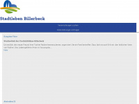 stadtleben-billerbeck.de Webseite Vorschau