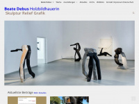 debus-skulptur.de Webseite Vorschau