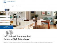 cc-gaestehaus.de Webseite Vorschau