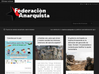 federacionanarquista.net Webseite Vorschau