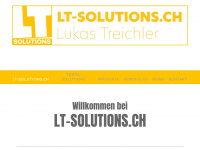 lt-solutions.ch Webseite Vorschau