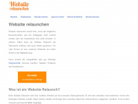 website-relaunchen.de Webseite Vorschau