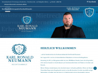 rechtsanwalt-neumann-sdh.de Webseite Vorschau