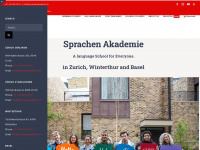 sprachenakademie.ch Webseite Vorschau