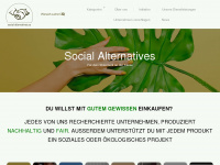 social-alternatives.eu Webseite Vorschau