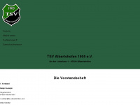 tsv-albertshofen.de Webseite Vorschau
