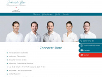 zahnarzt-bahnhof-bern.ch Webseite Vorschau