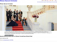 classical-concerts.at Webseite Vorschau