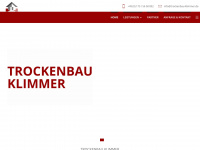trockenbau-klimmer.de Webseite Vorschau