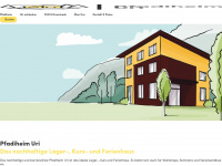 pfadiheim-uri.ch Webseite Vorschau