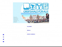 greifswaldfueralle.org Webseite Vorschau