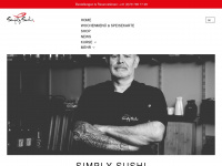simplysushi.ch Webseite Vorschau