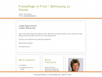 fusspflege-frick.ch Webseite Vorschau