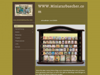 miniaturbuecher.com Webseite Vorschau