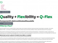 q-flex.fi Webseite Vorschau