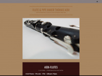 wooden-flute.com Webseite Vorschau
