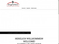bergfreiheit.com Webseite Vorschau