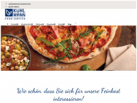 kuehlmann-foodservice.de Webseite Vorschau