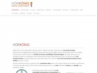hoerkoenig.net Webseite Vorschau