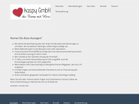 kaspy-gmbh.ch Webseite Vorschau