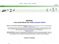 benzing-metrology.de Webseite Vorschau
