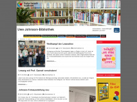 uwe-johnson-bibliothek.de Webseite Vorschau