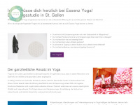 essenzyoga.ch Webseite Vorschau