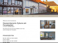 hausarztpraxis-zybura.de Webseite Vorschau