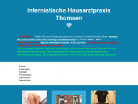 hausarztpraxis-thomsen.de Webseite Vorschau