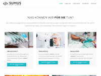 sumus-software.com Webseite Vorschau