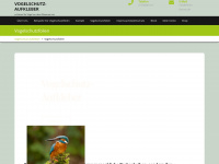 vogelschutz-aufkleber.de Webseite Vorschau