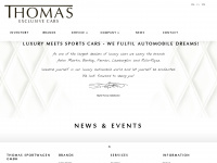 thomas-exclusive-cars.de Webseite Vorschau