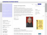 gemeinde-ruhner-berge.de Webseite Vorschau