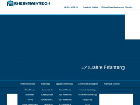 rheinmaintech.com Webseite Vorschau