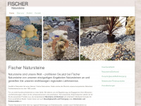 fischer-natursteine.de Webseite Vorschau