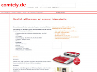 comtely.net Webseite Vorschau