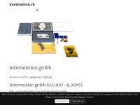 intervention.ch Webseite Vorschau