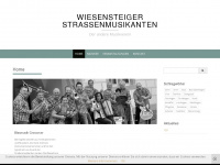 wiesensteiger-strassenmusikanten.de Webseite Vorschau