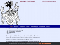 barockensemble83.de Webseite Vorschau